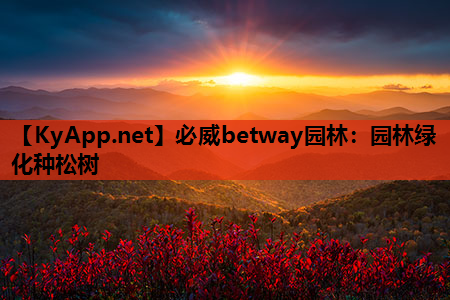 必威betway园林：园林绿化种松树